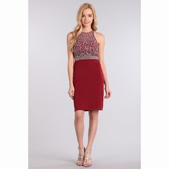 MY Fashion 1631 Burgundy 3XL - Picture 2 of 7